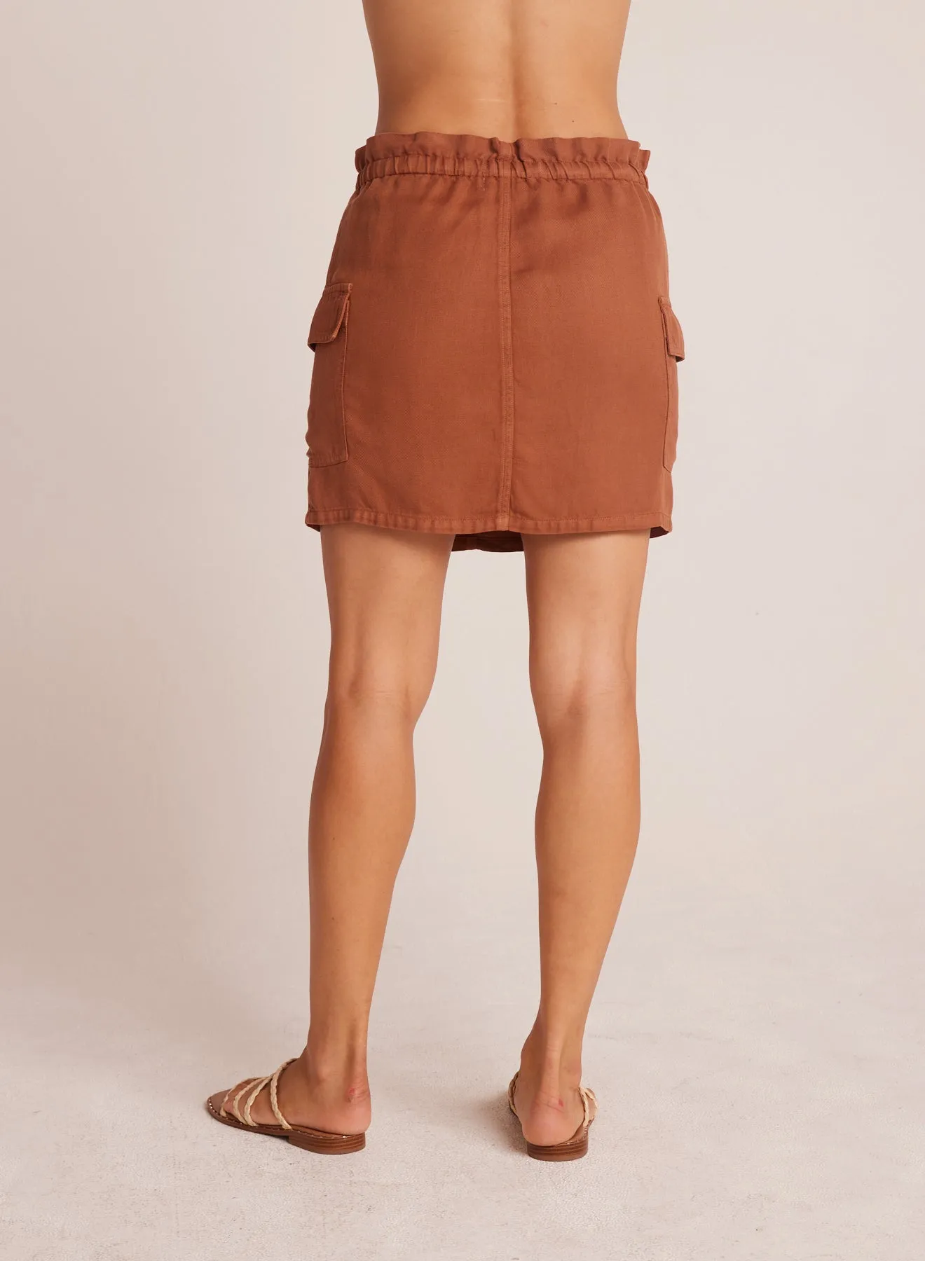 Posey Cargo Mini Skirt - Summer Brown