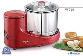 Prestige PWG06 200 Watt Wet Grinder (Red)