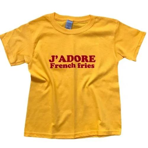 "J'Adore French Fries" Kids T-Shirt