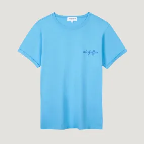 "Out of Office" Poitou T-Shirt (Bahamas Blue)