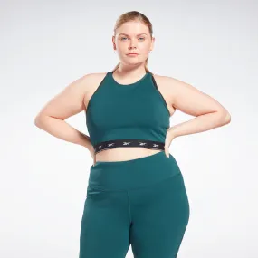 Reebok Apparel Women Beyond The Sweat Crop Top (Plus Size) Forgrn