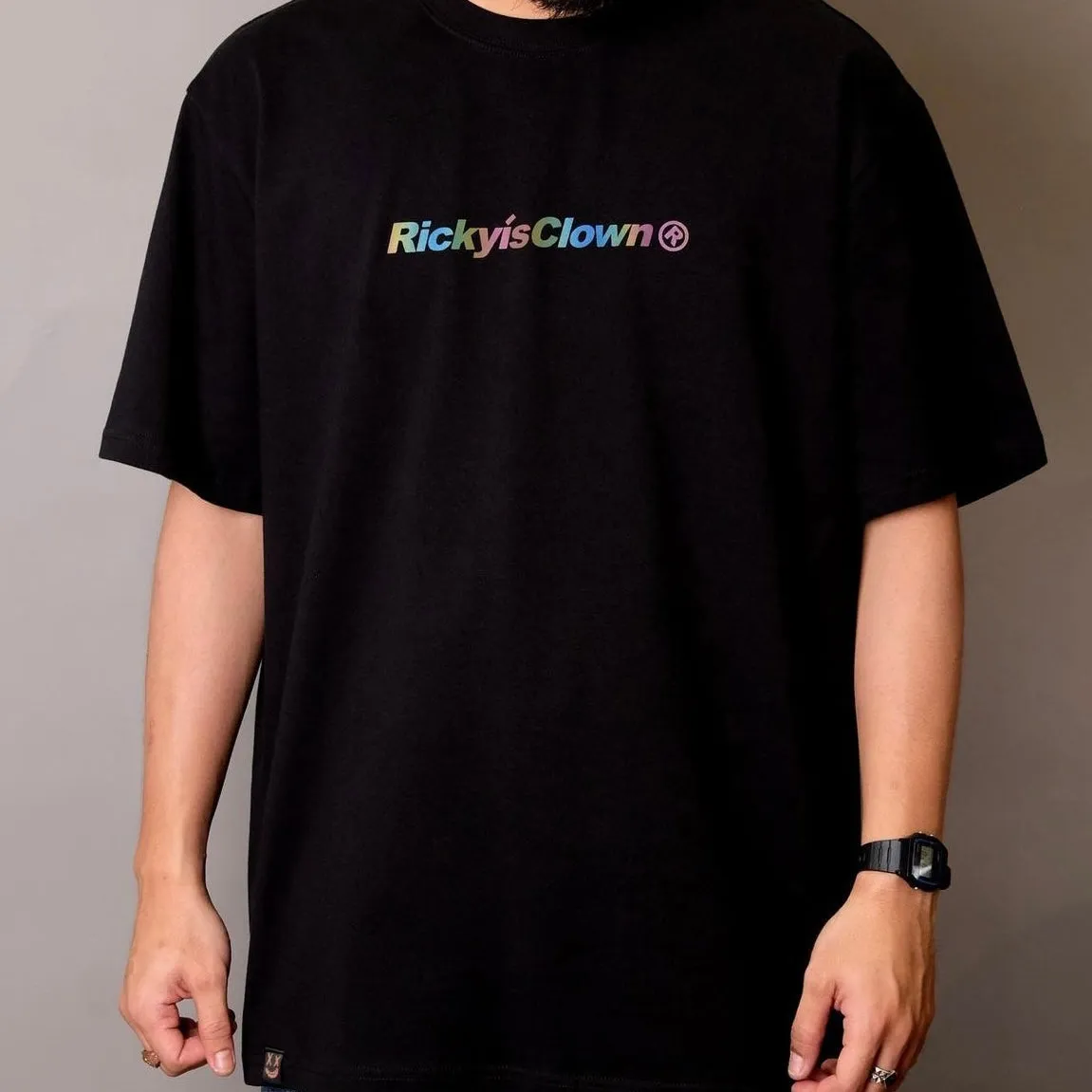 Rickyisclown [RIC] Signature Reflective Smiley Tee Black [R5220901C-I9]