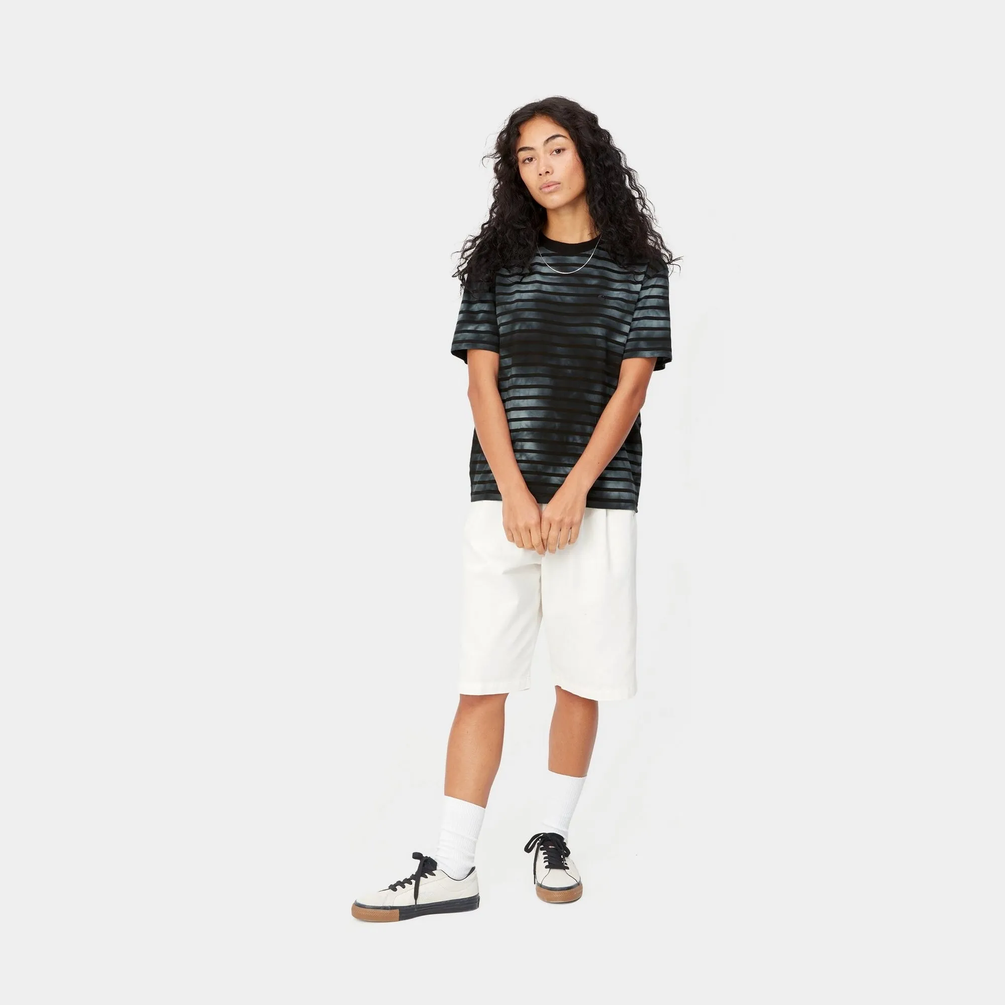 Robie Stripe Chromo T-Shirt | Black Chromo