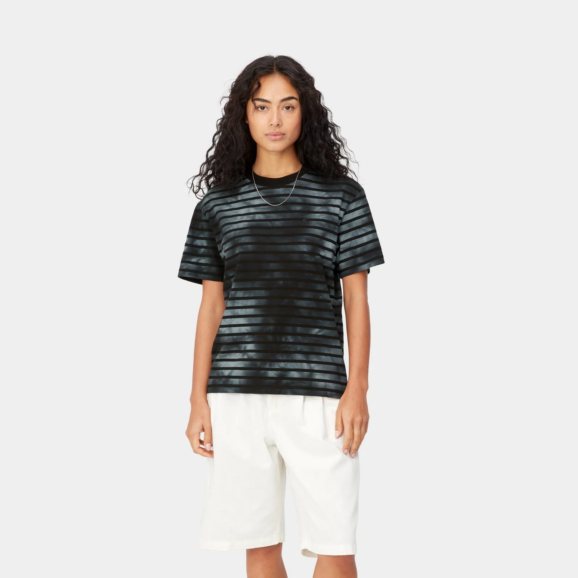 Robie Stripe Chromo T-Shirt | Black Chromo