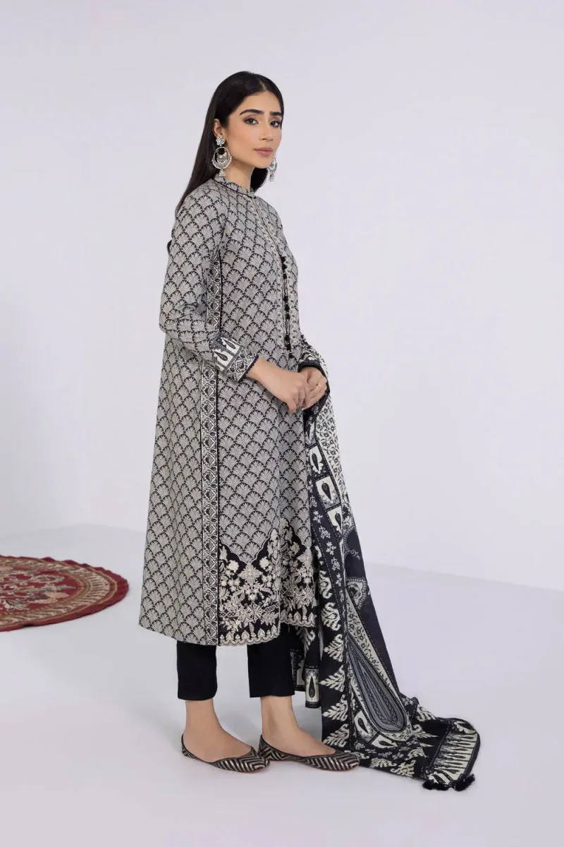 Sapphire Embroidered Khaddar 3 Piece Suit SAP113