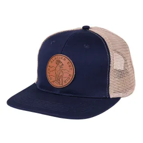 SG Circle Leather Patch Trucker