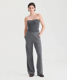 Signature Cashmere Paperbag Wide Leg Pants