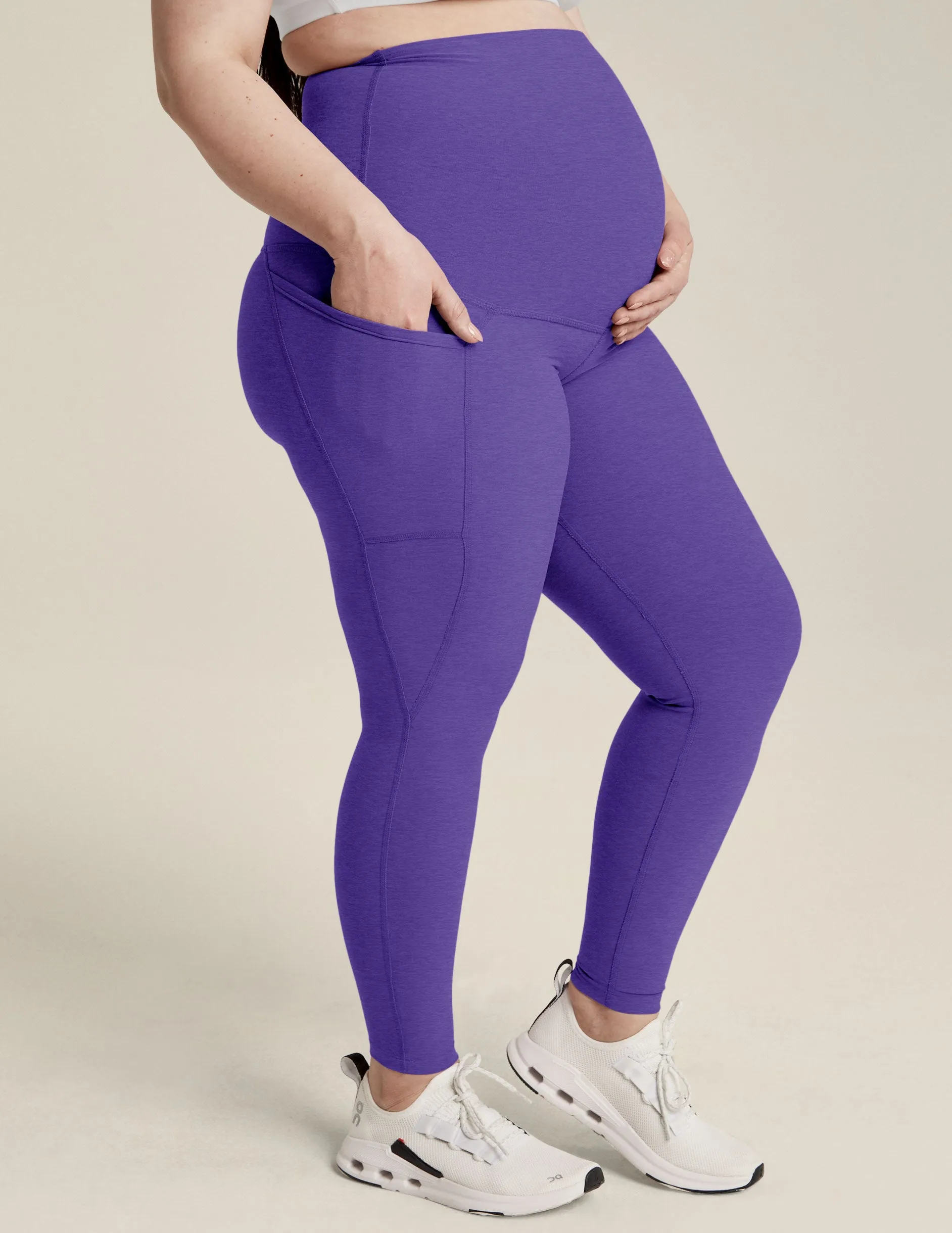 Spacedye Love the Bump Maternity Pocket Midi Legging