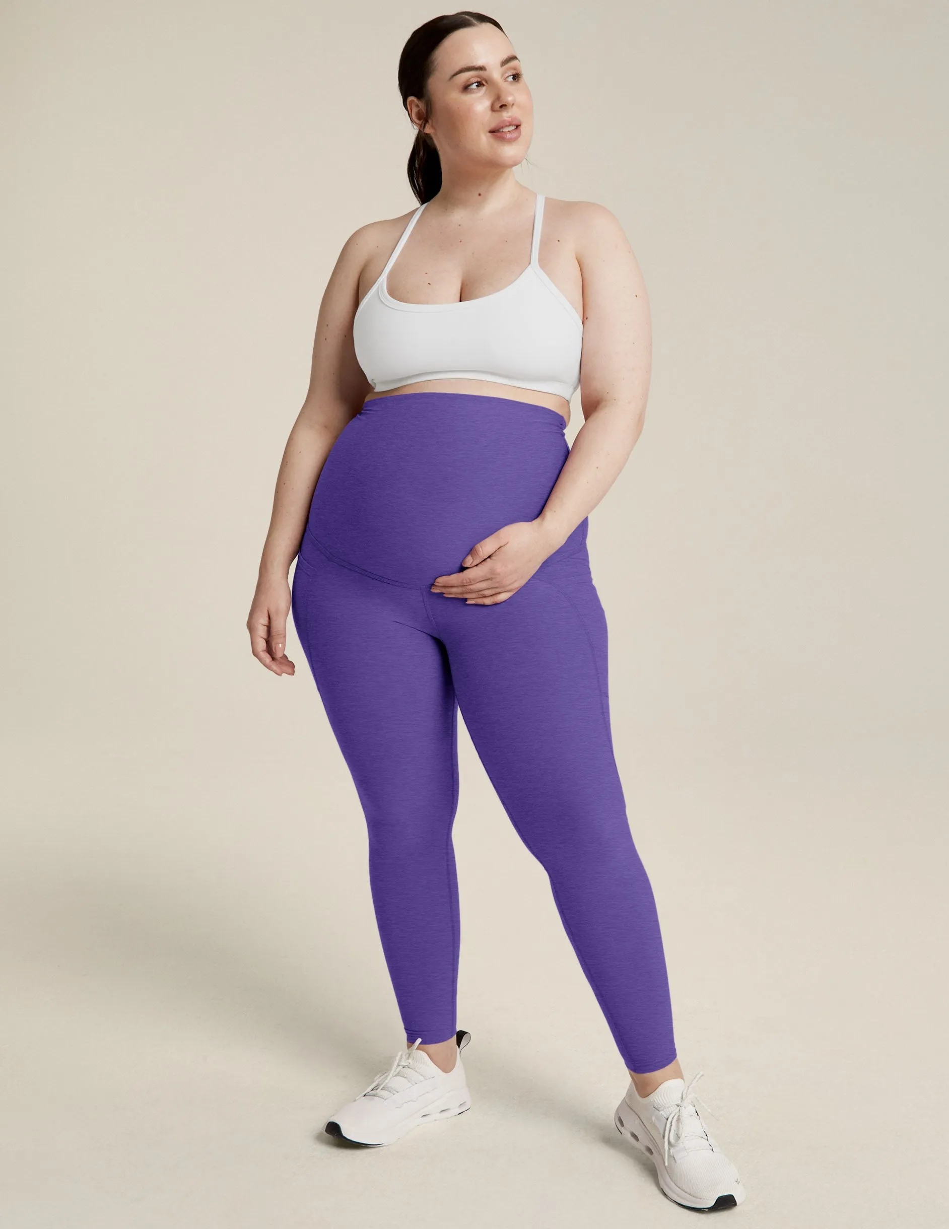 Spacedye Love the Bump Maternity Pocket Midi Legging