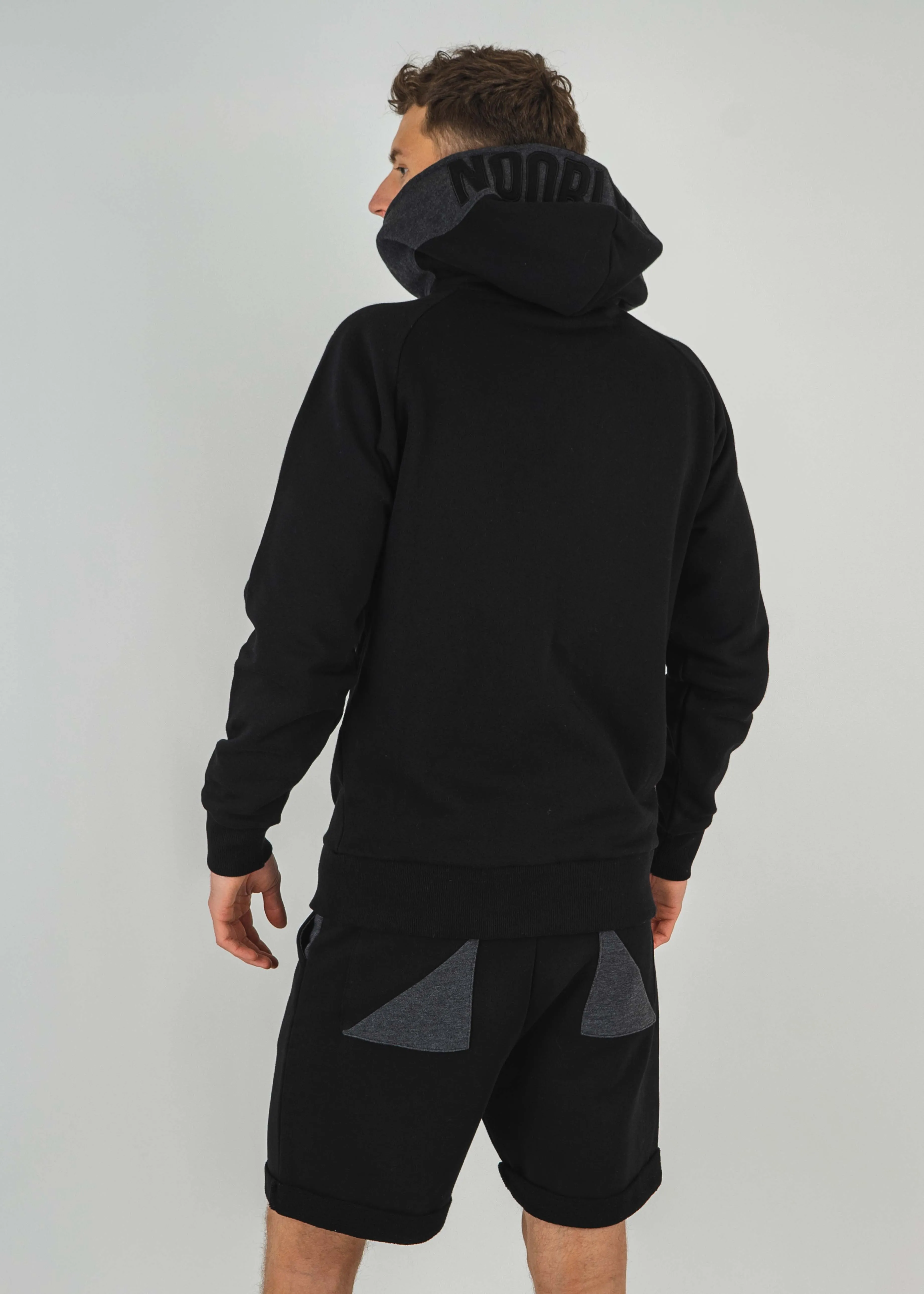 Sweatjacke STRIPPEN Black