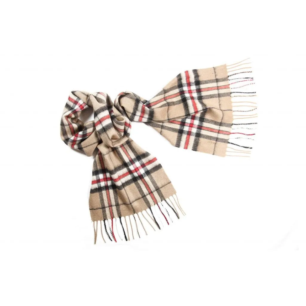 Tartan Cashmere Scarf | Pure Cashmere