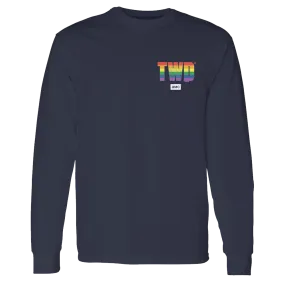 The Walking Dead TWD Pride Logo Adult Long Sleeve T-Shirt