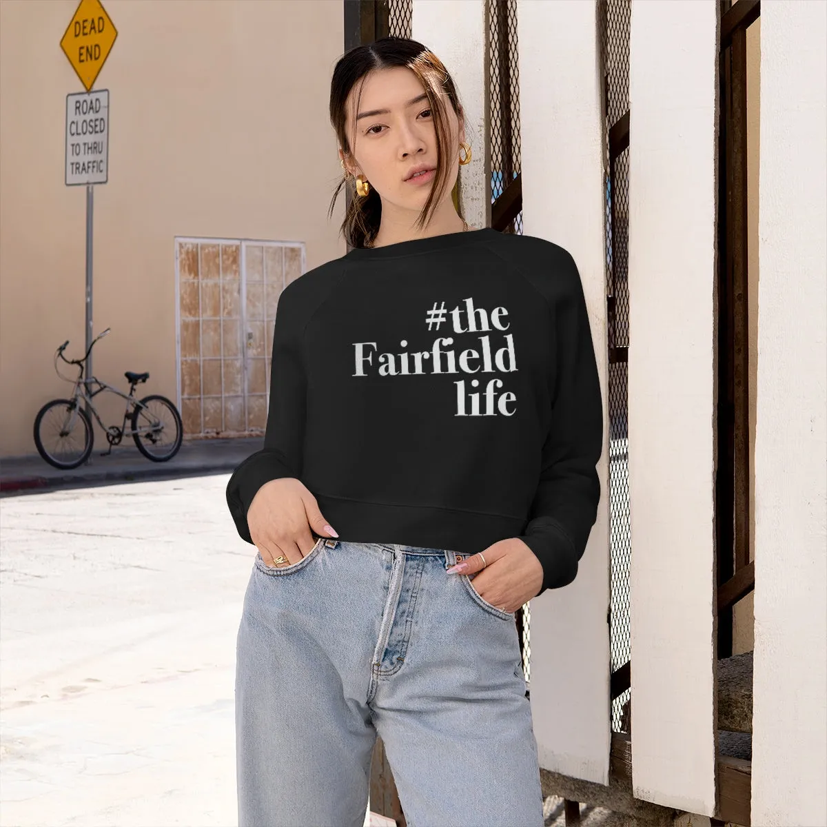 #thefairfieldlife Women's Cropped Fleece Pullover