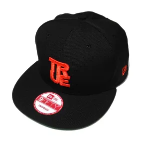 True Logo New Era Snapback Cap Black/Orange