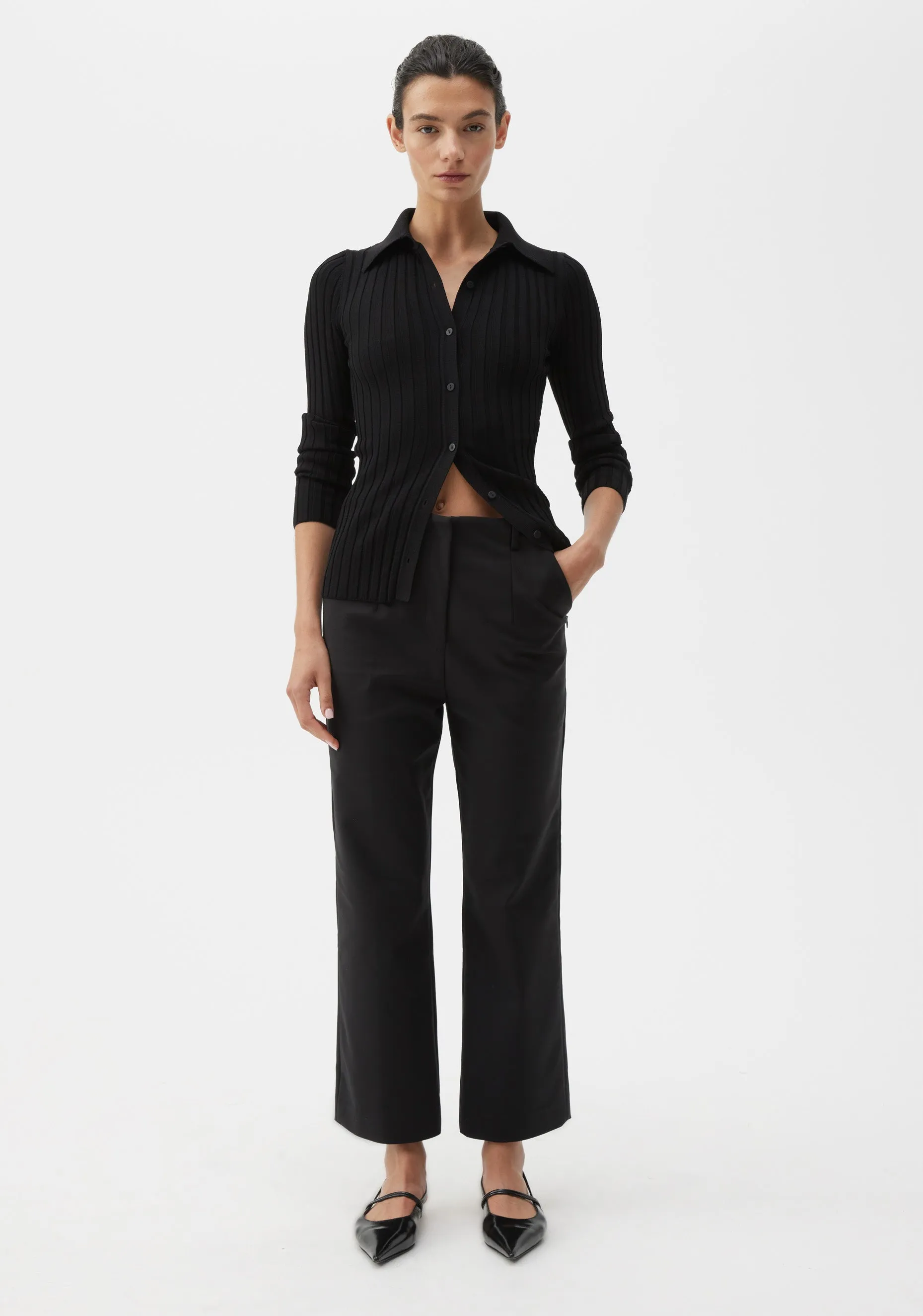 Vaucluse Crop Trouser_Black