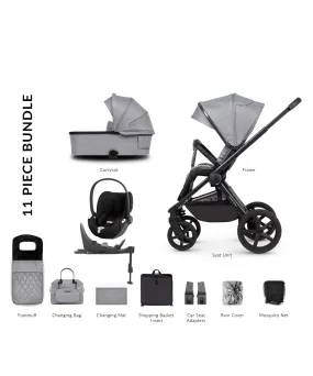 Venicci 3 in 1 Tinum UPLINE Cloud T Travel System - Classic Grey