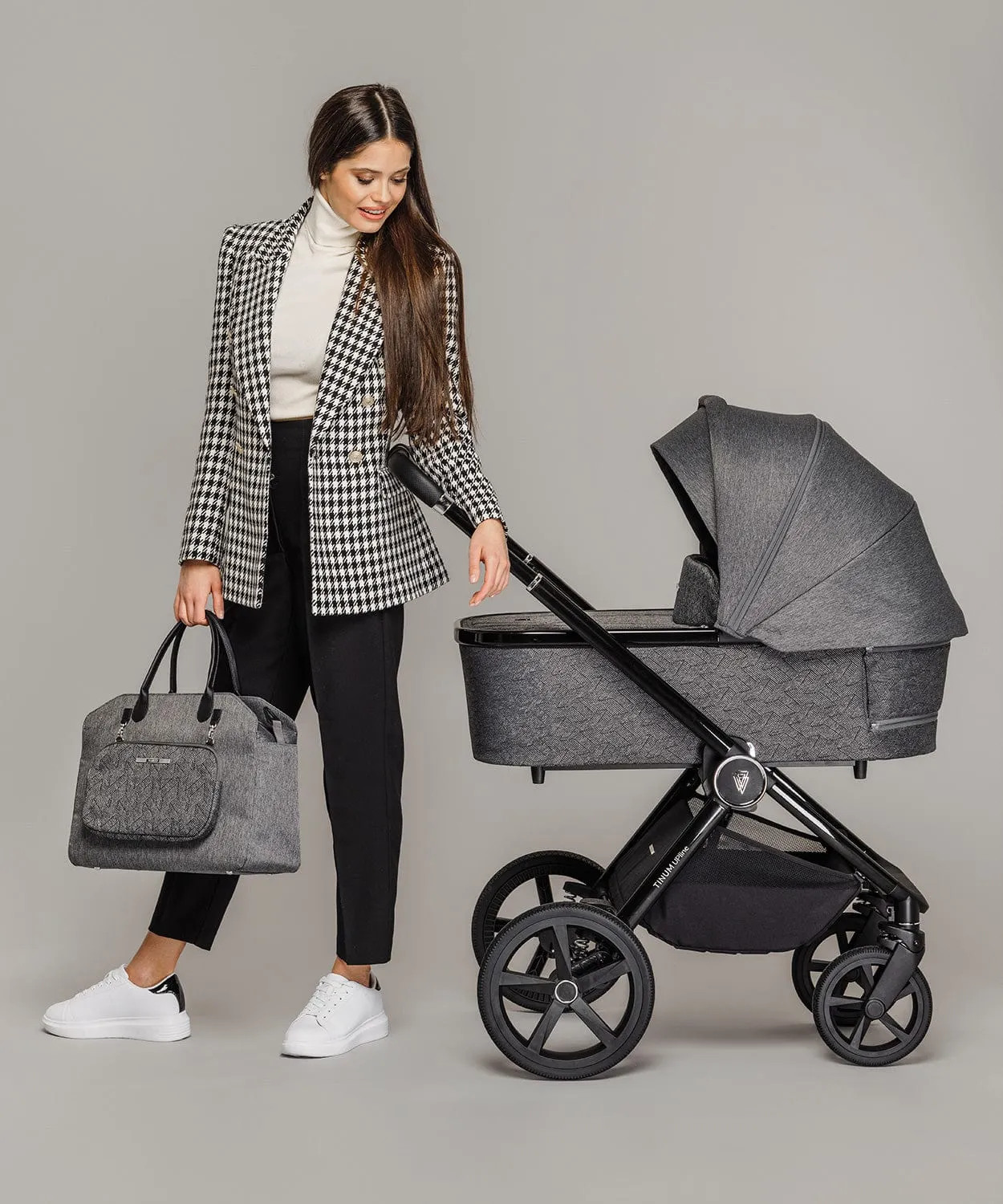 Venicci 3 in 1 Tinum UPLINE Pebble 360 PRO Travel System - Slate Grey