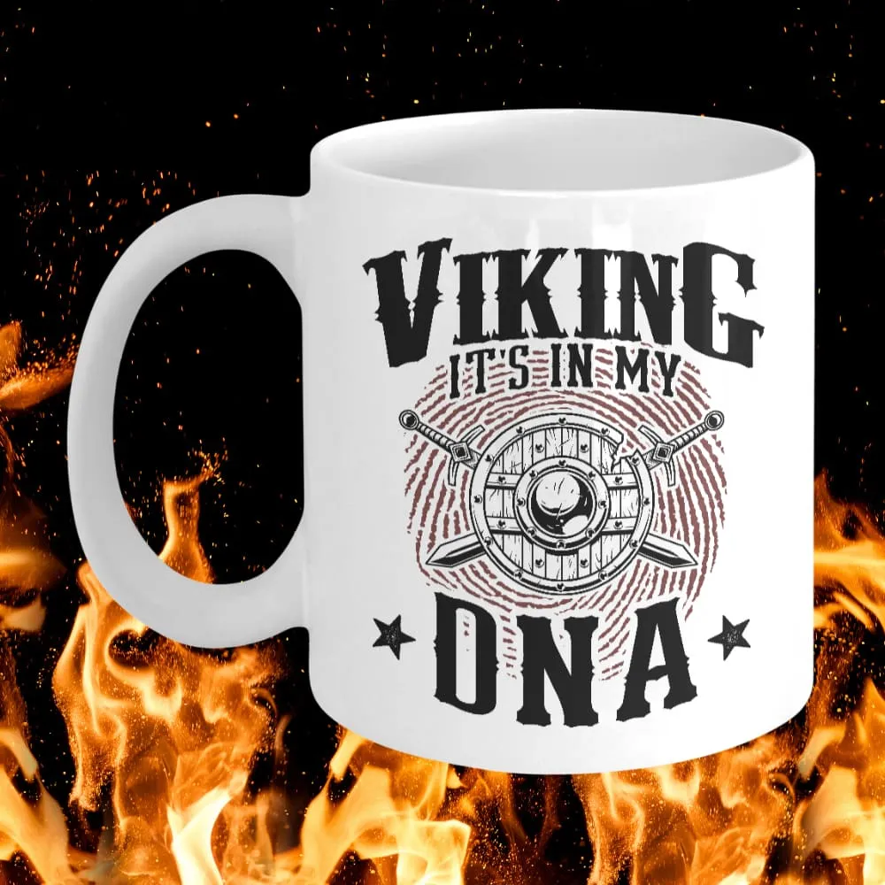 Viking It's In My DNA White Mug