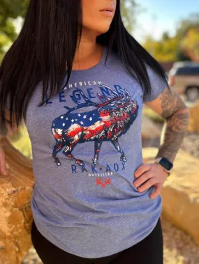 Womens American Legend Elk Tee