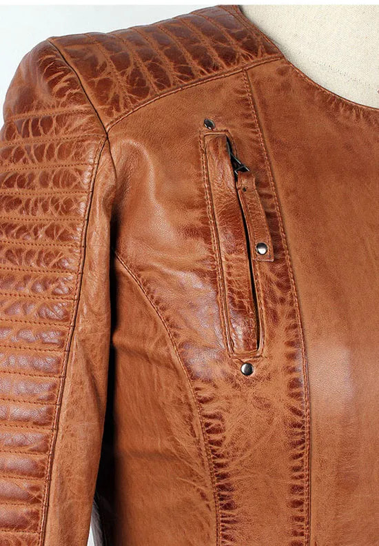 Womens Bessemer Leather Jacket